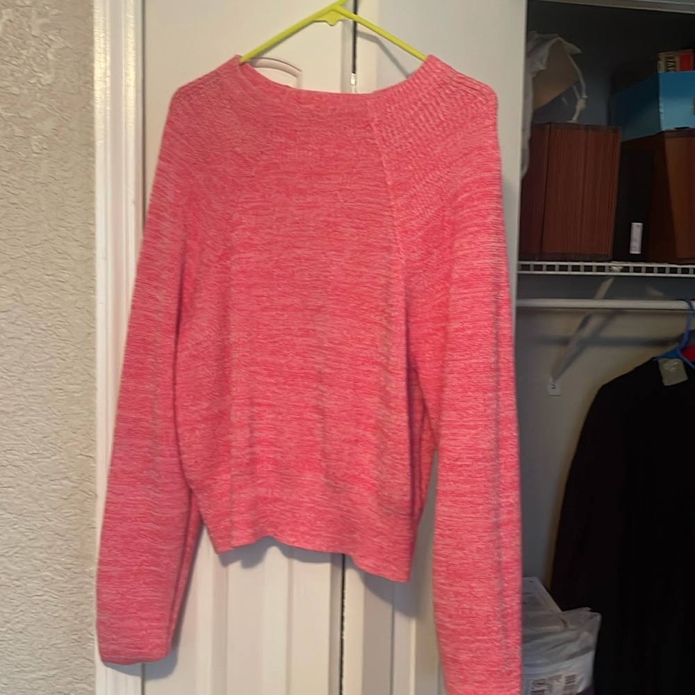 Free People pink sweater